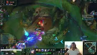 Lux after being afk forever, at least I got most CS DansGame