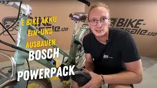 BOSCH Power Pack: E-Bike Akku richtig ein- und ausbauen