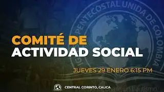 🔴Servicio de culto comité de Actividad Social 29/01/2026 IPUC en VIVO - Predicas IPUC