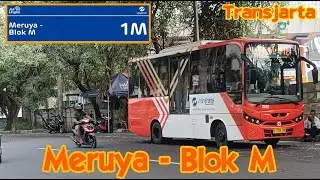 Trip Pendek Anti Macet, Lika-liku di jalan sempit || Minitrans 1 M (Meruya-BlokM)
