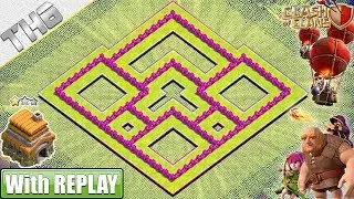 NEW BEST TH6 Base 2019 with REPLAY!! COC TH6 Base Layout with COPY Link - Clash of Clans