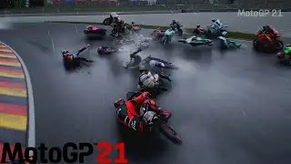 MotoGP 21 | Career Pt 5: 15 Bike Pile-Up!! (Xbox Series X)