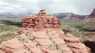 Bell rock Sedona by drone