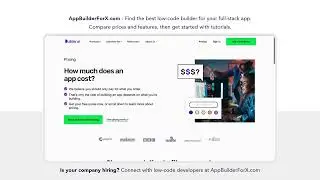 Builder.ai (@builderAI) builder.ai pricing plans (on Nov. 10, 2022)