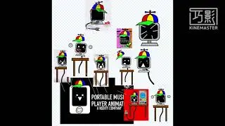 Portable Music Player Animation As Mr.Fun Computer