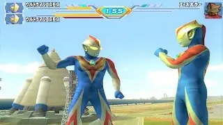 Sieu Nhan Game Play | Ultraman cosmos vs Ultraman cosmos đ&aacute;nh nhau với qu&aacute;i vật | Tag mode Battle