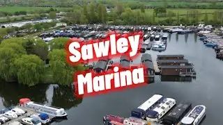 Sawley Marina Nottingham 4k Drone Footage