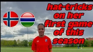 She is only 14 years playing like Yankuba Minteh. The female version of Minteh🇬🇲🇳🇴⚽️⚽️