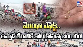 Montha effect..gold washing up on the shores of Uppada! -TV9