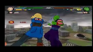 Androides 17 y 18 vs Guerreros Z del futuro (Budokai Tenkaichi 4)