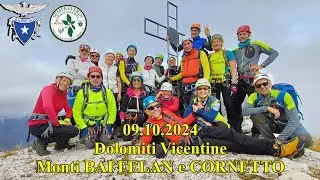2024.10.09 Piccole Dolomiti Vicentine - Monte BAFFELAN e Monte CORNETTO - Sempreverdi Franciacorta
