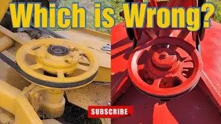 Woods 42C Rotary Mower | Which Pulley is Upside-down?