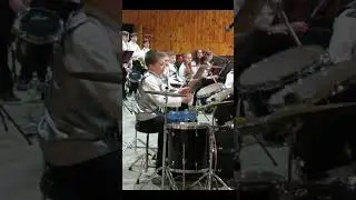Соло на барабанах - Барабанщик Даниил Варфоломеев 12 лет с Оркестром 