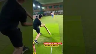 How to hit a six in turf Cricket #youtubeshorts #cricket #turf #cricket  #battingtricks