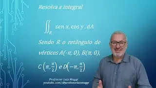 INTEGRAL DUPLA DE UMA FUN&Ccedil;&Atilde;O COM SENO E COSSENO EM UMA REGI&Atilde;O RETANGULAR#professorluizmaggi