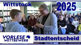 Vorlesetalente aus Wittstock traten gegeneinander an - VORLESEWETTBEWERB 2025