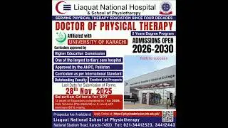 Liaquat National Hospital & School of Physiotherapy, Karachi Affiliated with University of Karachi.