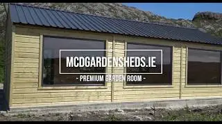 MCD Garden Room. Insulated Garden Room. Timber Garden Rooms Dublin Ireland.