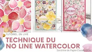Tutoriel en live de la technique d'aquarelle: 