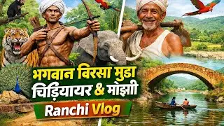 #ओरमांझी चिड़ियाघर 🦁 | Ranchi का सबसे बड़ा Zoo | Birsa Zoological Park Vlog