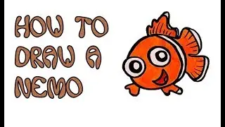 How to draw Nemo Fish for kids easy drawing