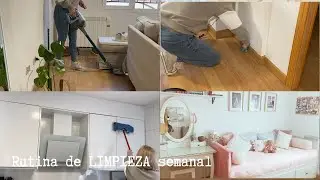 ⭐RUTINA de LIMPIEZA 💪Mi casa necesitaba esto urgente…  Limpieza a fondo