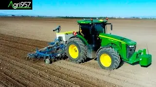 SEMINA FRUMENTO XL: JOHN DEERE 8400R, PNEUMATICI VREDSTEIN & VERTULLI 7m - FINO A 16 km/h! 🇺🇸🦌💨