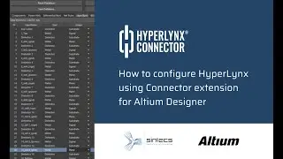 How to configure HyperLynx using Connector extension for Altium Designer