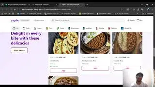 Zepto Website Clone Using HTML & CSS | Frontend Project