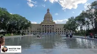 VISITING THE LEGISLATURE BUILDING IN EDMONTON, ALBERTA CANADA 🇨🇦 | MASTER TIM 