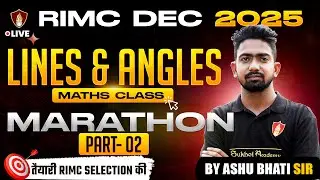 RIMC Maths Entrance Exam 2025 | Lines and Angle Marathon | Ashu Bhati Sir