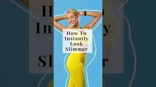 How to Instantly Look Slimmer 💃 ❤️ | Styling tips to look thin #fashion #viral #shorts #slim #style