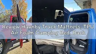 Review Havnby Truck Mattress, TPU Air Foam Camping Bed, Back Seat Inflatable CozyPad with Rechargeab