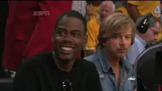 Kobe Bryant Ignores Chris Rock Funny HD