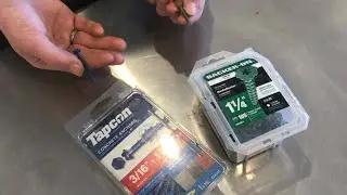 &ldquo;lower cost&rdquo; ALTERNATIVE to tapcon&reg;️ (using backer-on&reg;️) in concrete