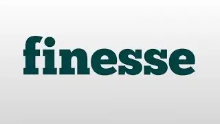 finesse meaning and pronunciation