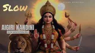 Aigiri Nandini (Slow) | Durga Stotram | Meditation Bhajan | Peaceful Mantra