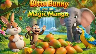  Ai kids story  👌👌👌Bittu Bunny and the Magic Mango. language English #aivideo #kids #kidscartoon 