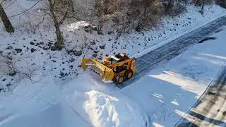 New Year&rsquo;s Day snow event- Dji air 3