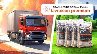 🚚 GRANUL&Eacute;S DE BOIS sur Palette | Livraison Premium COMBUSTIBLES GRUCHY