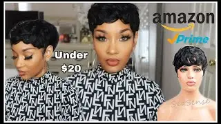 MUST WATCH!!! SUPER AFFORDABLE $16 PIXIE WIG FROM AMAZON