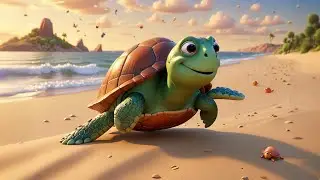 Tutu Turtle Slides Down | Fun Animal Song for Kids | Nursery Rhymes and Baby Songs
