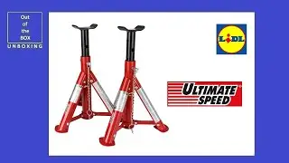 Ultimate Speed 2 x Car Axle Stands UNBOXING (Lidl Load Capacity up to 2000kg 2 Tonne)