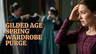 THE GILDED AGE SPRING PURGE IN 1895 👗💸 - EVERY DRESS YOU OWNED - BORING HISTORY FOR SLEEP