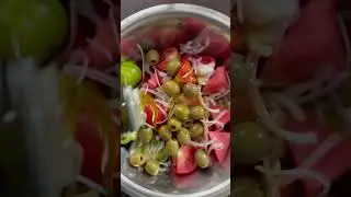 Tomato Watermelon Basil Salad