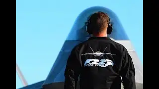 F 22 Raptor Aerial Demonstration Team performs at the Avalon Australia International Air Show 2025