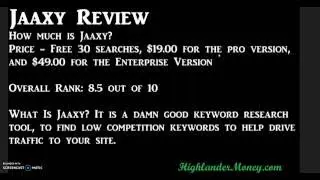 What Is Jaaxy A Keyword Tool Review