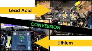Converting My E-Z-GO RXV Golf Cart Battery to Lithium!!