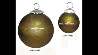Glass Christmas Hanging Antique