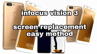 Infocus vision 3 LCD replacement easy method #shahiltricks #lcdreplacement #electronictricks